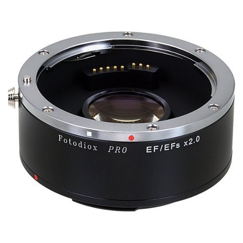 Fotodiox - Pro Autofocus 2x Doubler - Compatible with Canon EF Mount Lenses to fit Canon EF Mount Cameras-Front_Standard 