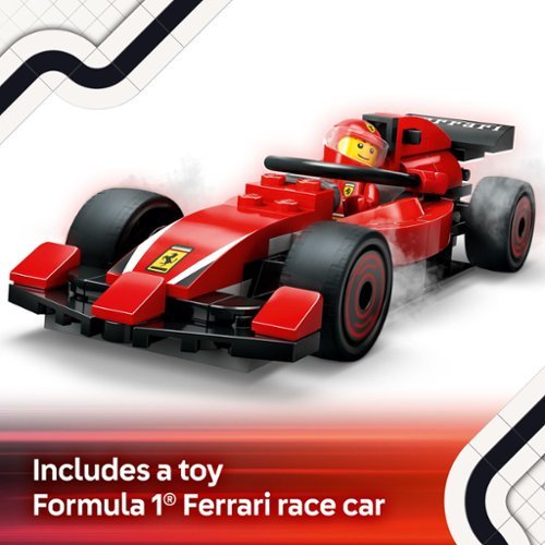 LEGO City F1 Pit Stop & Pit Crew with Ferrari Car Toy 60443 GLOBAL SHIPPING