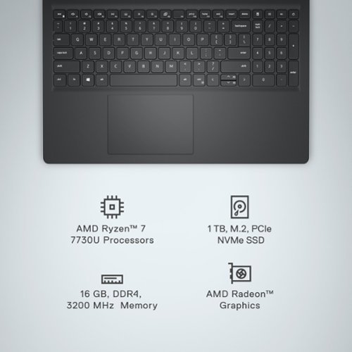Dell Inspiron 15.6 Touch Screen Laptop - AMD Ryzen 7 7730U with 16GB Memory - 1TB SSD - Black HOW TO BUY