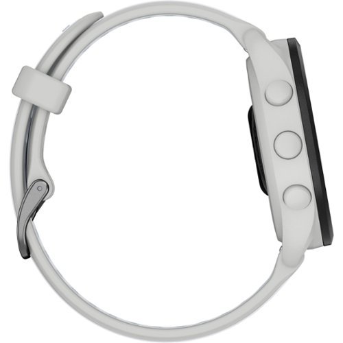 Garmin Forerunner 165 GPS Smartwatch 43 mm Fiber-Reinforced Polymer - Gray/Whitestone WORLDWIDE DELIVERY