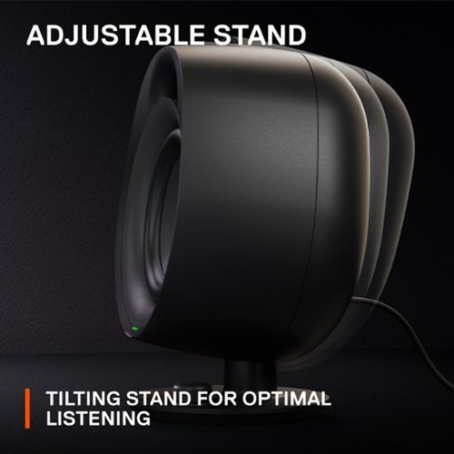 SteelSeries Arena 3 Bluetooth Gaming Speakers with Polished 4 Drivers (2-Piece) - Black BUY ONLINE