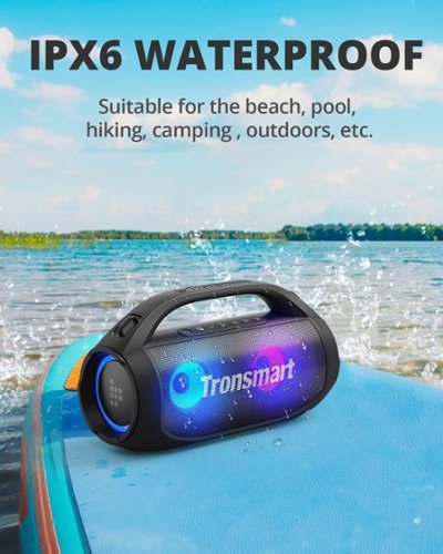 Tronsmart Bang SE Portable Wireless Bluetooth Speaker with 40W Power, IPX6 Waterproof, 24H Playtime, LED Lights for Home Outdoor - Black WHERE TO BUY