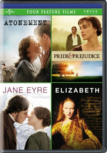 Atonement/Pride & Prejudice/Jane Eyre/Elizabeth (Box Set) [DVD] [Standard]-Front_Standard 