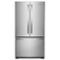 Whirlpool - 25.2 Cu. Ft. French Door Smart Refrigerator with Elevated Deli Drawer - Stainless Steel-Front_Standard