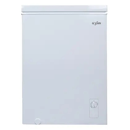 Front. Golden - 5.0 Cu. Ft. Chest Freezer - White.