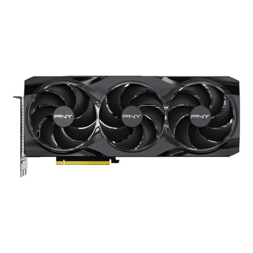 PNY - GeForce RTX 5080 16GB OC GDDR7 PCI Express 5.0 Graphics Card with Triple Fan - Black