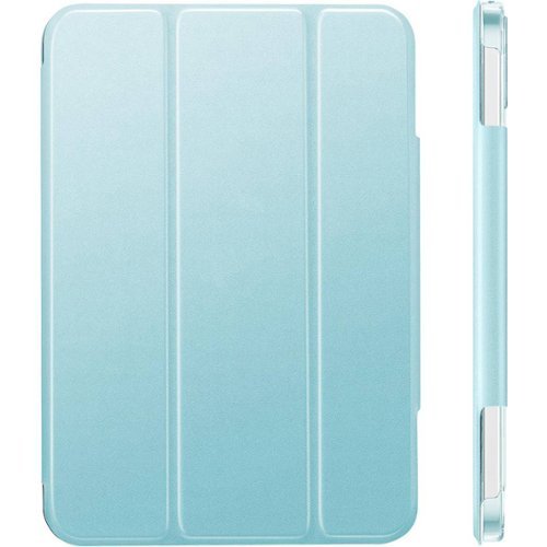 SaharaCase ESR Folio Case for Apple iPad mini (A17 Pro) and Apple iPad mini (6th Generation 2021) - Aqua WORLDWIDE DELIVERY