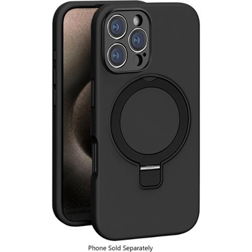 SaharaCase Venture Series Silicone Case with MagSafe for Apple iPhone 16 Pro - Scorpion Black GLOBAL SHIPPING