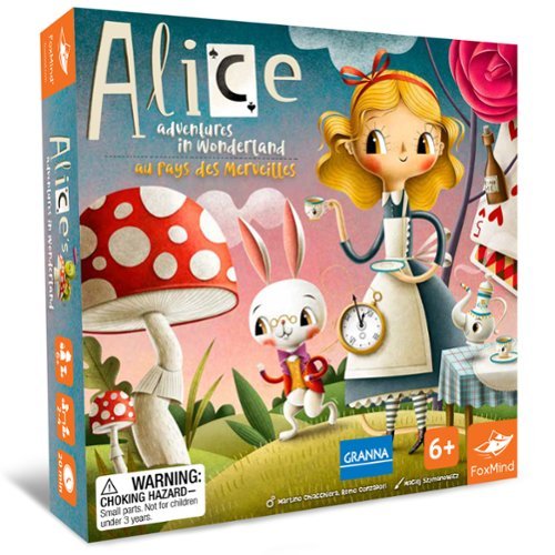 FoxMind Games - Foxmind Games: Alice's Adventures in Wonderland: Granna Fairytale Board Game, 2-4 Players