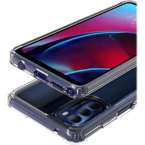 SaharaCase Hybrid-Flex Hard Shell Case for Motorola G Stylus 4G 2022 - Clear WHERE TO BUY