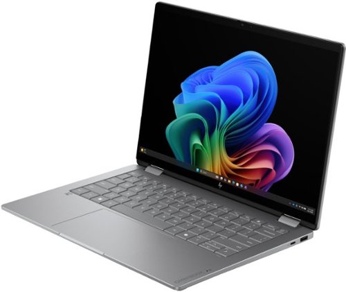 HP OmniBook X Flip 2-in-1 - 14 2K OLED Touchscreen Laptop - Intel Core Ultra 7 (2026) - 16GB Memory - 1TB SSD - Copilot+ - Meteor Silver WHERE TO BUY