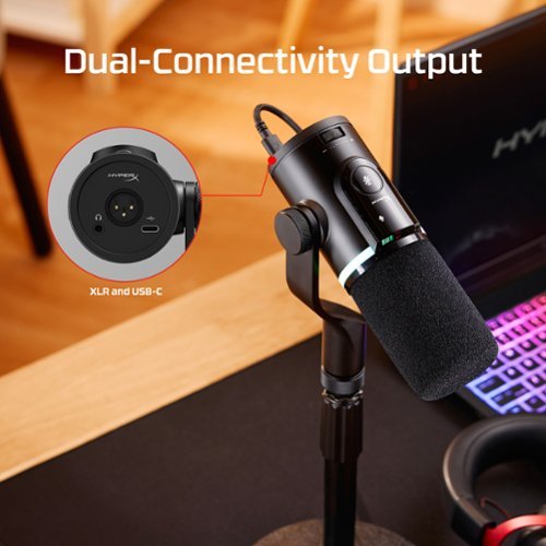 HyperX FlipCast Wired Cardioid USB Dynamic Microphone - Black HOW TO BUY