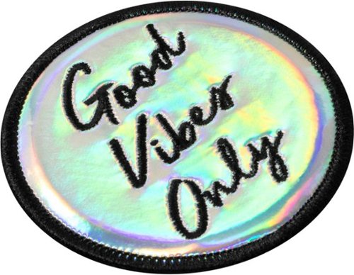 LAUT Magmoji MagSafe Phone Badge -GOOD VIBES - Black /Iridescent GLOBAL SHIPPING