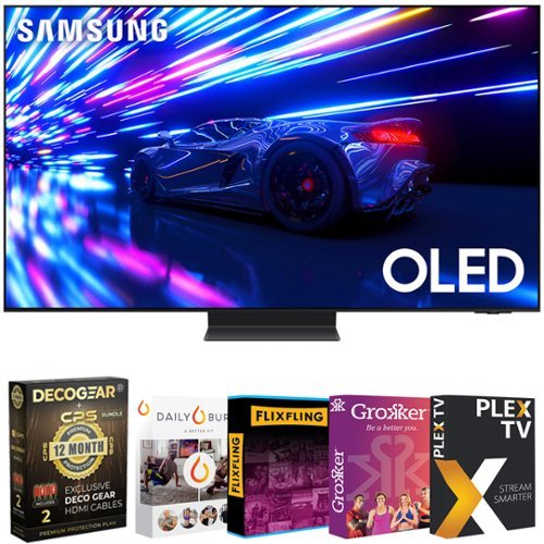 Samsung - 77" HDR OLED Smart TV (2024) + 12 Month Protection & Streaming Pack-Front_Standard 