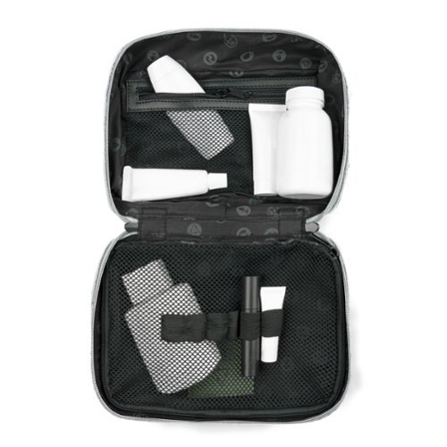 Bugatti Reborn Collection - Toiletry bag - RPET Polyester - Gray GLOBAL SHIPPING