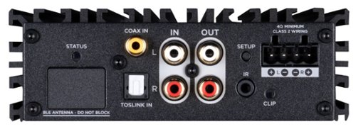 Sonance - UA 2-125 – 2-Channel Home Audio Amplifier with Digital Signal Processing (Each) - Black