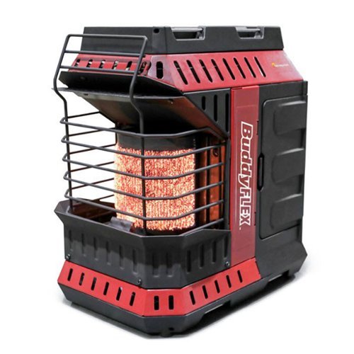 Mr. Heater - 11,000 BTU Buddy FLEX Liquid Propane Portable Radiant Space Heater - Red-Front_Standard 