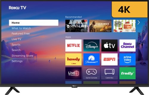 Roku - 43" Class Select Series 4K LED Smart RokuTV (2026)-Front_Standard 