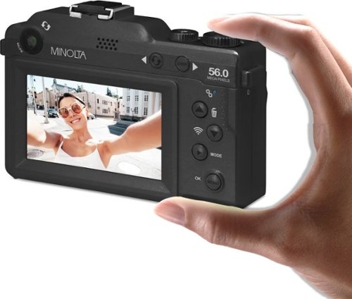 Minolta MND65 56.0 Megapixel 4K Video Digital Camera - Black GLOBAL SHIPPING