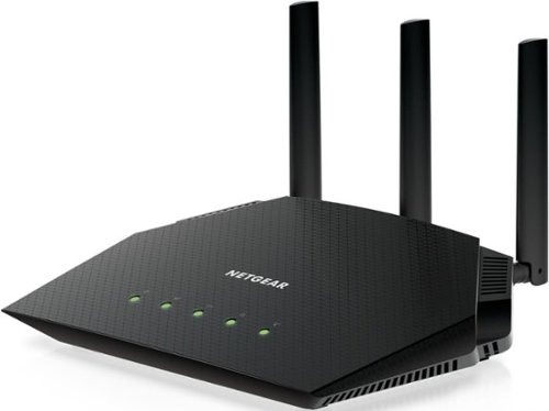 NETGEAR - Nighthawk AX3000 Dual-Band Wi-Fi 6 Router - Black-Left_Standard 