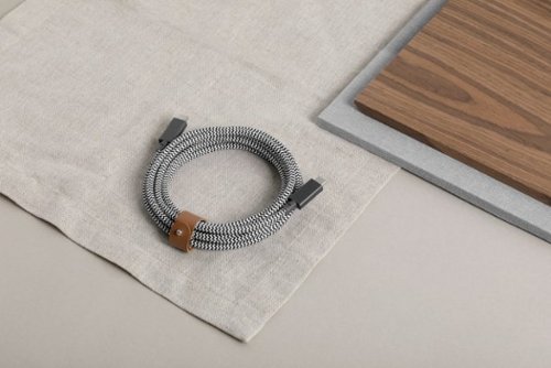 Native Union BELT CABLE-TYPE-C-C-PRO-ZEBRA-2.4M 240W - ZEBRA WORLDWIDE DELIVERY
