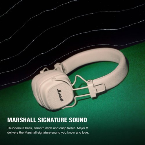 Marshall Major V Wireless On Ear Bluetooth Headphones with