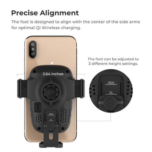 iOttie AutoSense Wireless Charging Universal Dash/Windshield Mount for Mobile Phones - Black WHERE TO BUY