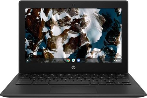 HP - Refurbished Excellent - Chromebook 11 G9 EE 11.6" Non-Touch 4GB RAM 32GB eMMC - Jet Black-Front_Standard 