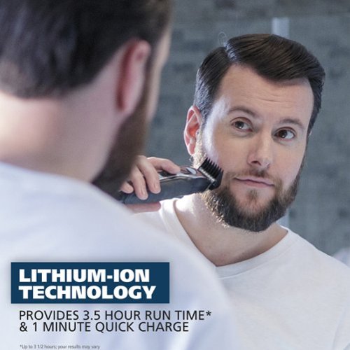Wahl Lithium Ion Rechargeable Trimmer - Black/silver BUY IN DUBAI