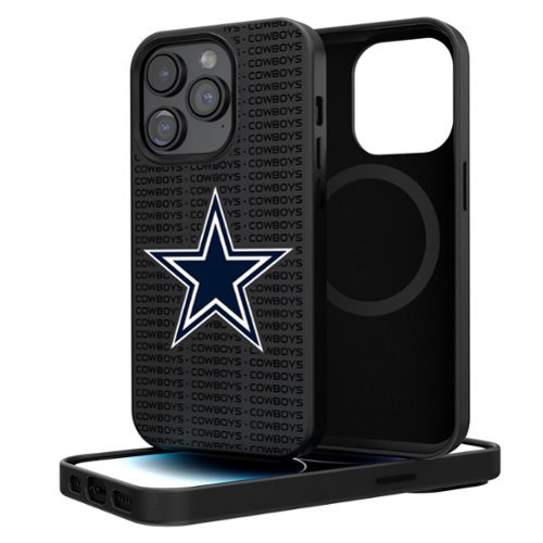 Keyscaper - NFL - Dallas Cowboys Primary Logo iPhone Magnetic Bump Case - 16 Pro Max - Black-Front_Standard 