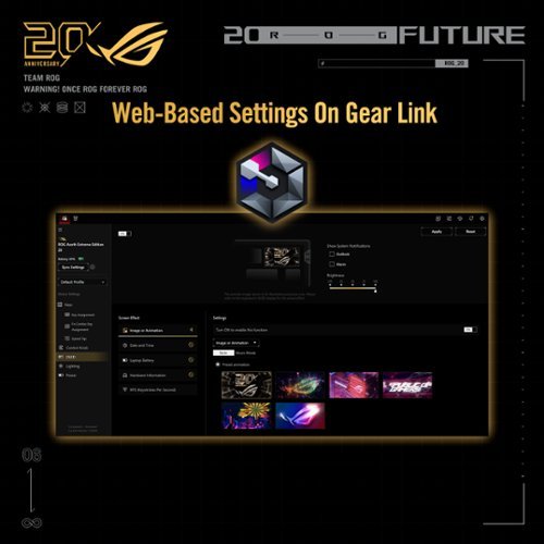 ASUS ROG Azoth Extreme 75% Wireless Mechanical Gaming Keyboard with ROG NX V2 Snow Linear Switches and Color OLED Touchscreen - 20th Edition HOW TO BUY