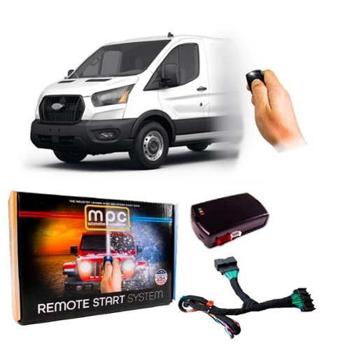 MPC - Remote Start Kit For Ford Transit-150 2020-2023 | Plug & Play | Lock 3X to Start - Black-Front_Standard 