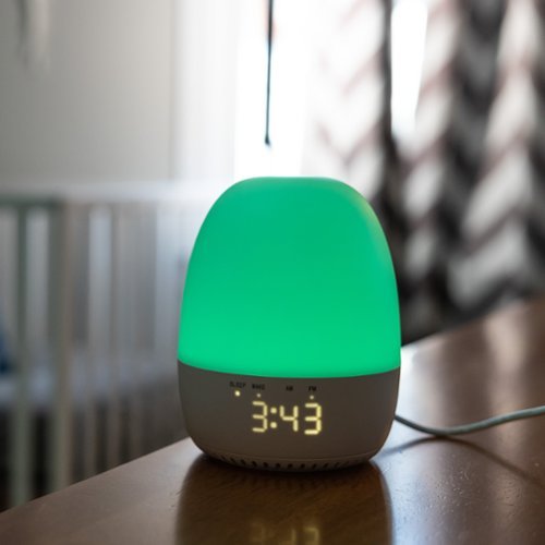 Yogasleep  Light-to-Rise Sound Machine & Night Light with Sleep Trainer - White WHERE TO BUY