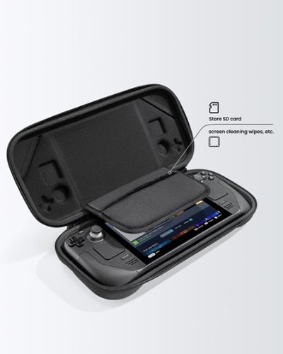 tomtoc FancyCase-G38 Slim Case for Steam Deck/Steam Deck OLED, Portable Travel Eva Hard Shell, Military Grade Protection - Black GLOBAL SHIPPING