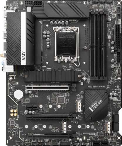 MSI PRO Z690-A WIFI (Socket LGA 1700) Intel Z690 ATX DDR5 Wi-Fi 6E Motherboard - Black WORLDWIDE DELIVERY