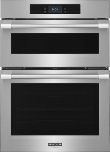 Frigidaire - 30" Microwave Combination Wall Oven with Stone-Baked Pizza Mode - Stainless Steel