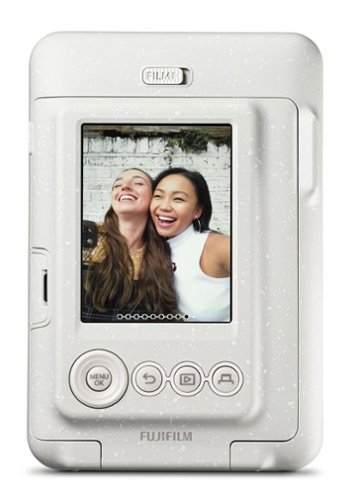 Fujifilm INSTAX MINI LIPLAY Hybrid Instant Camera - Misty White WHERE TO BUY