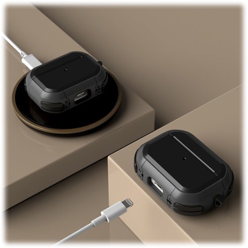 SaharaCase Armor Case for AirPods Pro 2 (1st Gen and 2nd Generation 2022) - Black SHOP ONLINE