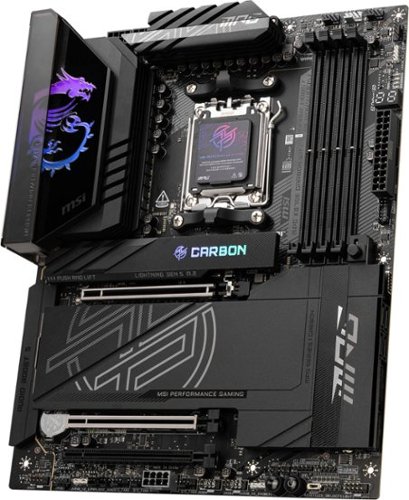 MSI MPG X870E CARBON WIFI (Socket AM5) AMD X870E ATX DDR5 Wi-Fi 7 Motherboard - Black SHOP ONLINE