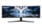 Samsung - Odyssey 49” 1000R Curved Dual QHD FreeSync & G-Sync Gaming Monitor - Black-Front_Standard