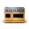 Viking - 5 Series 48" Wide Freestanding Electric Induction Range - Daffodil-Front_Standard
