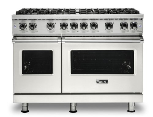 Viking - 5-Series Gas Sealed Burner Range - Pure White-Front_Standard 