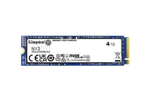 Kingston NV3 4 TB Solid State Drive M.2 2280 Internal PCI Express