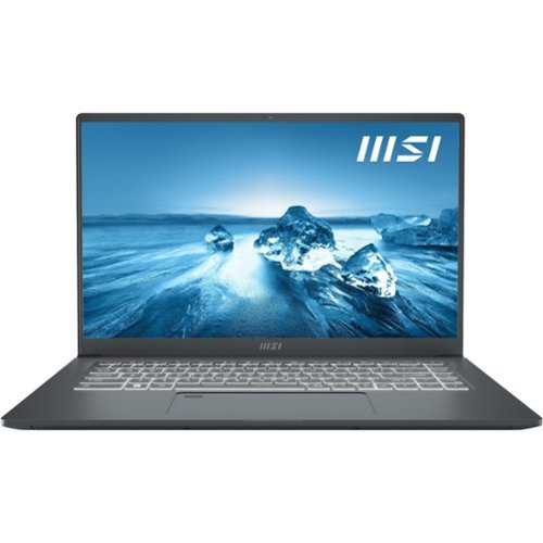 MSI - Prestige 15 15.6" Laptop - Intel Core i5 - 16 GB Memory - NVIDIA GeForce GTX 1650 - 512 GB SSD - Carbon Gray-Front_Standard 
