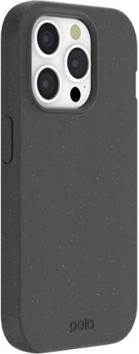 Pela Eco Friendly Hard Shell Case with MagSafe Module for Apple iPhone 15 Pro + Bonus Custom Case Activation Code - Black WORLDWIDE DELIVERY