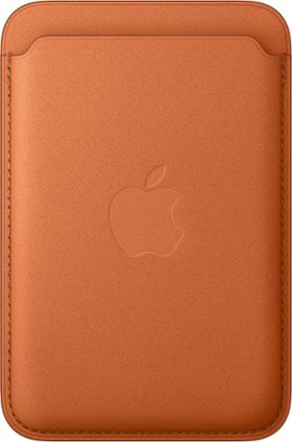Apple - iPhone FineWoven Wallet with MagSafe - Fox Orange
