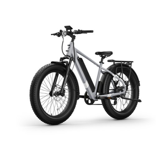 NIU - BQi Fat Tire eBike w/ up to 60 miles Max Operating Range and 28 MPH Max Speed - Gray