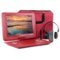 Trexonic - Refurbished Excellent - 13.3 Inch Portable TV DVD Player with Color TFT LED Screen and USB/HD/AV Inputs - Red-Front_Standard