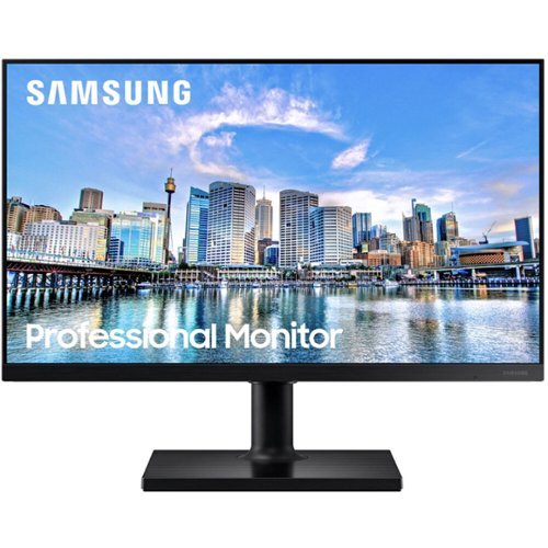 Samsung T45F 24" Borderless IPS Panel Adjustable Professional FHD Monitor (HDMI, USB, DisplayPort) - Black