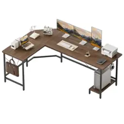 Cpu Stand, Walnut 59 inch